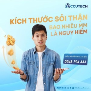 kích thước sỏi thận